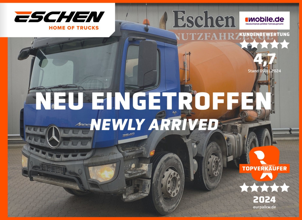 Mercedes-Benz 3540 8x4 Arocs / 9 m³ Intermix-Aufbau - Betonmixer: afbeelding 1 Mercedes-Benz 3540 8x4 Arocs / 9 m³ Intermix-Aufbau - Betonmixer: afbeelding 1