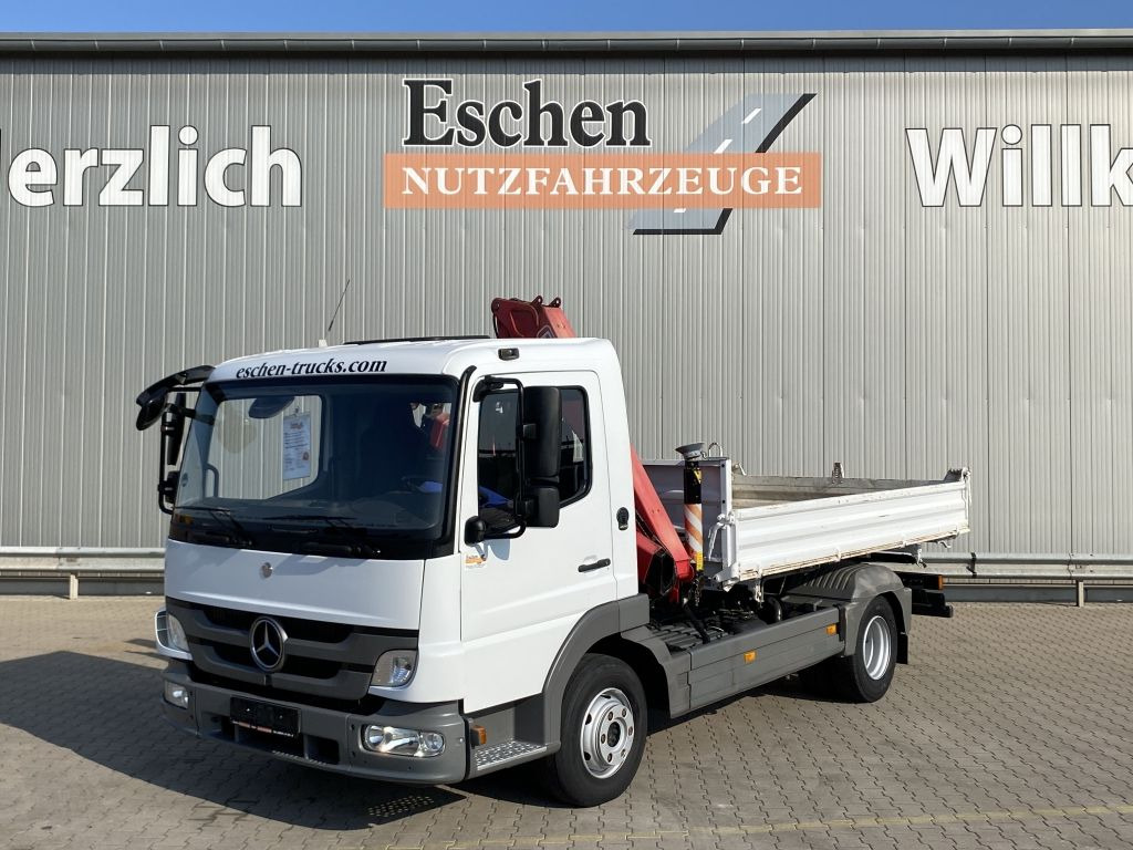 Mercedes-Benz 818 Atego | Fassi F65*MEILLER*PKW-AHK*1.Hand - Kipper bestelwagen: afbeelding 2 Mercedes-Benz 818 Atego | Fassi F65*MEILLER*PKW-AHK*1.Hand - Kipper bestelwagen: afbeelding 2