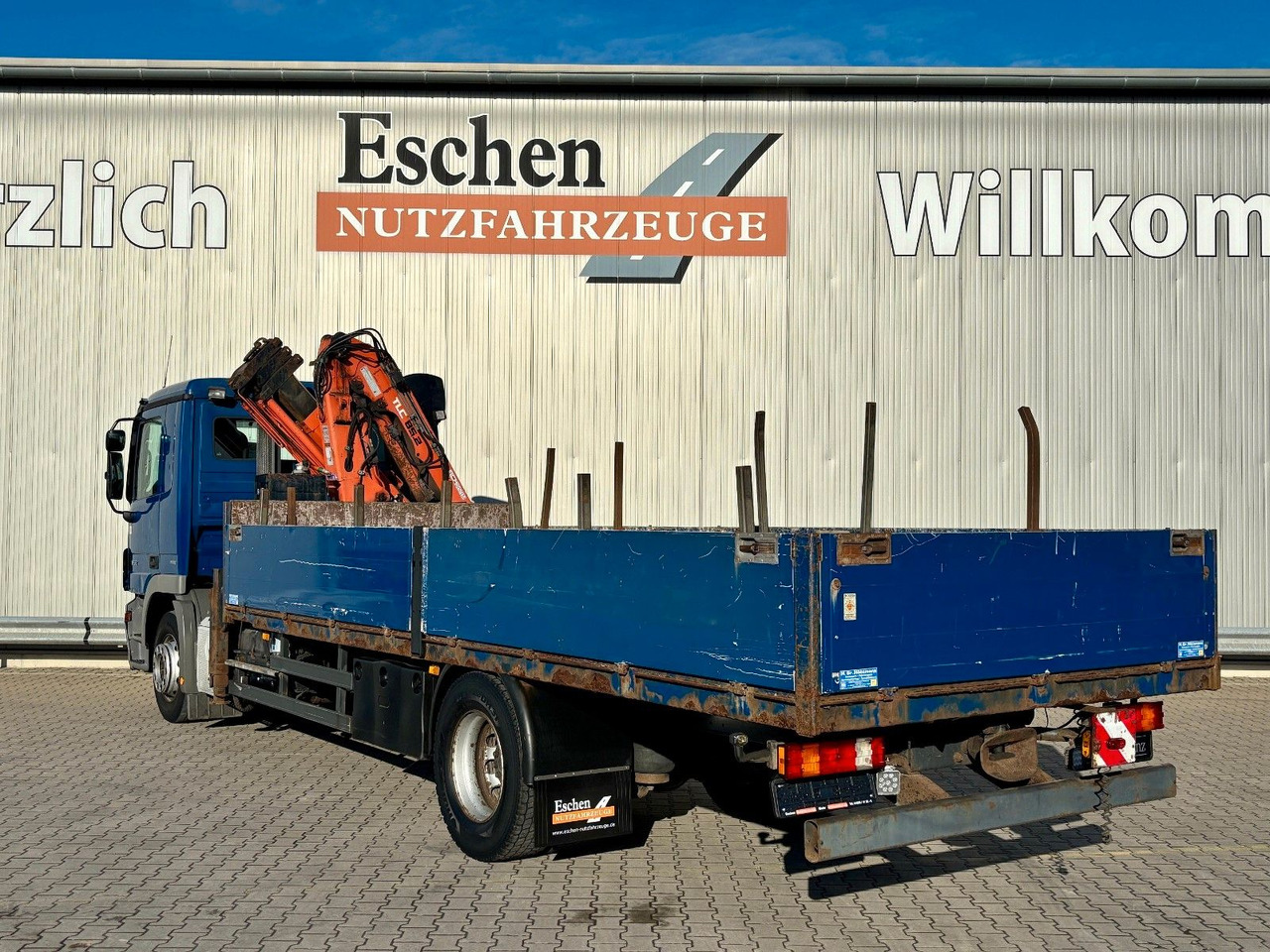 Mercedes-Benz Actros 1832 I Terex 85.2A3*9,10m*Telligent*Klima - Vrachtwagen met open laadbak, Kraanwagen: afbeelding 4 Mercedes-Benz Actros 1832 I Terex 85.2A3*9,10m*Telligent*Klima - Vrachtwagen met open laadbak, Kraanwagen: afbeelding 4