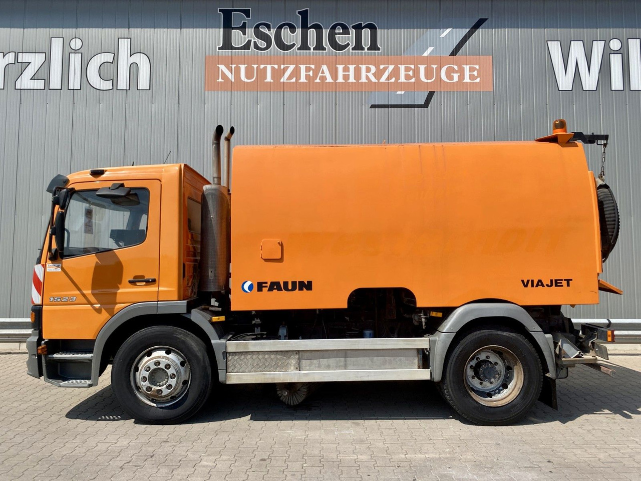 Mercedes-Benz Atego 1523| Faun Viajet 6R*Klima*manuell*1.Hand! - Veegwagen: afbeelding 2 Mercedes-Benz Atego 1523| Faun Viajet 6R*Klima*manuell*1.Hand! - Veegwagen: afbeelding 2