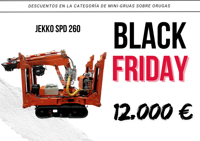 Minigrúa sobre orugas Jekko SPD 260 - Minikraan: afbeelding 4 Minigrúa sobre orugas Jekko SPD 260 - Minikraan: afbeelding 4