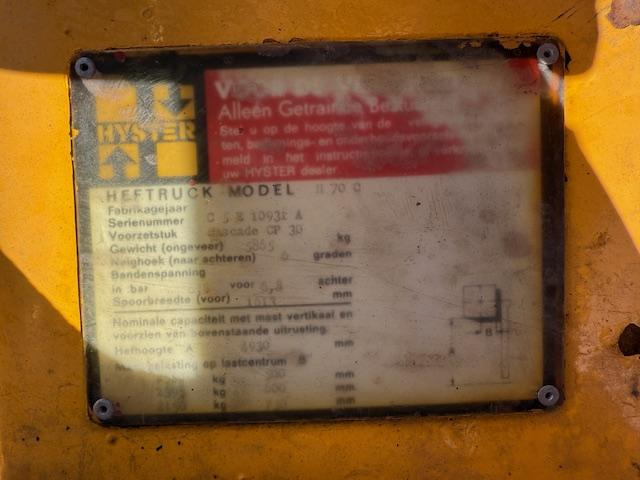Hyster H 70 C - Verreiker: afbeelding 5 Hyster H 70 C - Verreiker: afbeelding 5