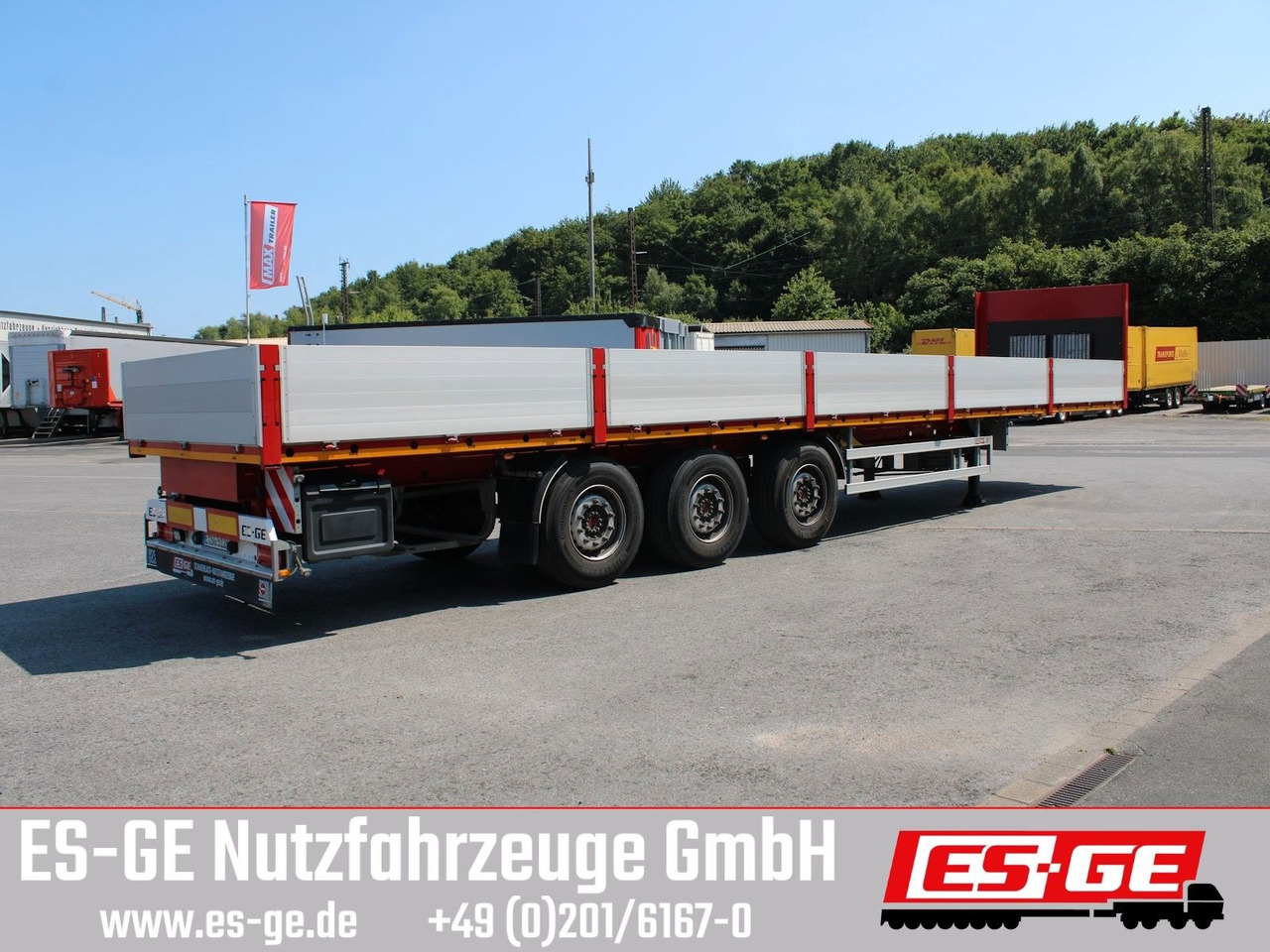 ES-GE 3-Achs Sattelanhänger -Bordwände ES-GE 3-Achs Sattelanhänger -Bordwände - Vlakke/ Open oplegger: afbeelding 3 ES-GE 3-Achs Sattelanhänger -Bordwände ES-GE 3-Achs Sattelanhänger -Bordwände - Vlakke/ Open oplegger: afbeelding 3