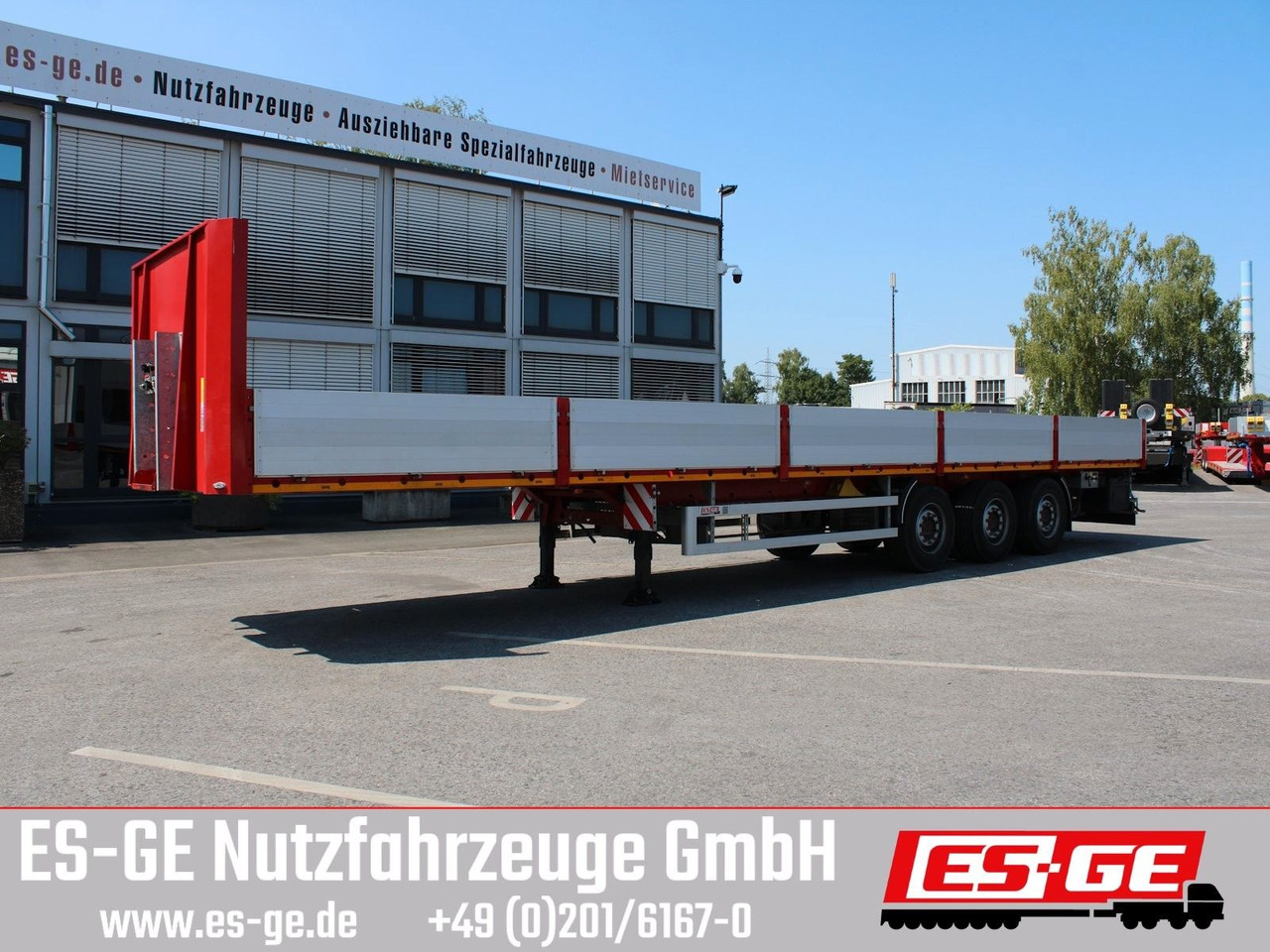 ES-GE 3-Achs Sattelanhänger -Bordwände ES-GE 3-Achs Sattelanhänger -Bordwände - Vlakke/ Open oplegger: afbeelding 2 ES-GE 3-Achs Sattelanhänger -Bordwände ES-GE 3-Achs Sattelanhänger -Bordwände - Vlakke/ Open oplegger: afbeelding 2