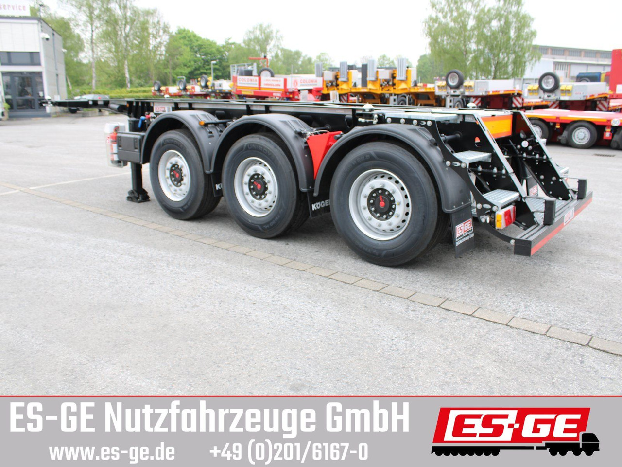 Kögel PORT 20 TANKPLEX Containerchassis - Containertransporter/ Wissellaadbak oplegger: afbeelding 1 Kögel PORT 20 TANKPLEX Containerchassis - Containertransporter/ Wissellaadbak oplegger: afbeelding 1