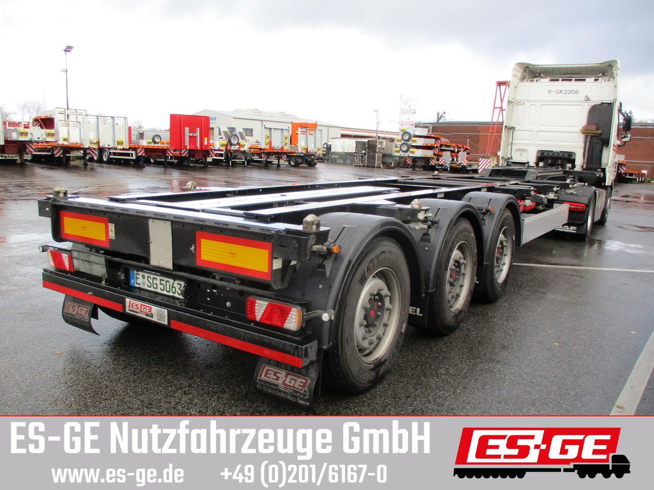 Kögel Port 40 simplex, pneumatischer Heckausschub - Containertransporter/ Wissellaadbak oplegger: afbeelding 1 Kögel Port 40 simplex, pneumatischer Heckausschub - Containertransporter/ Wissellaadbak oplegger: afbeelding 1