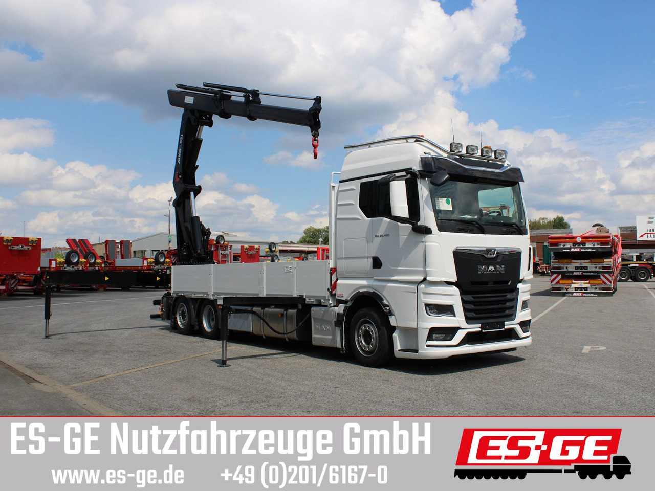 MAN TGX 26.480 6x2-4 LL CH mit MKG HLK531 a5 - Vrachtwagen met open laadbak, Kraanwagen: afbeelding 3 MAN TGX 26.480 6x2-4 LL CH mit MKG HLK531 a5 - Vrachtwagen met open laadbak, Kraanwagen: afbeelding 3