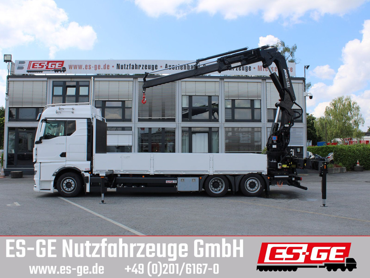 MAN TGX 26.480 6x2-4 LL CH mit MKG HLK531 a5 - Vrachtwagen met open laadbak, Kraanwagen: afbeelding 5 MAN TGX 26.480 6x2-4 LL CH mit MKG HLK531 a5 - Vrachtwagen met open laadbak, Kraanwagen: afbeelding 5