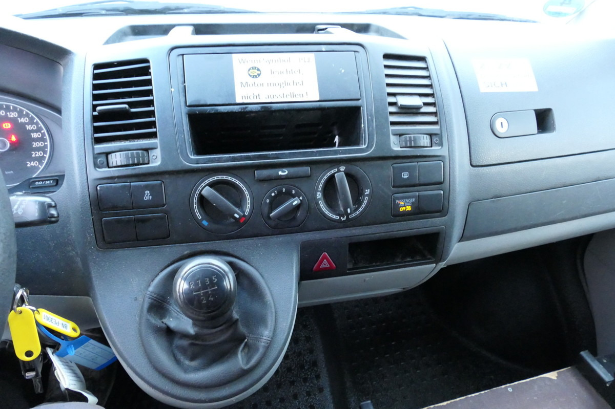 Kleine bestelwagen VW T5 Transporter 2.0 TDI PARKTRONIK EURO-5 2xSCHIE: afbeelding 12