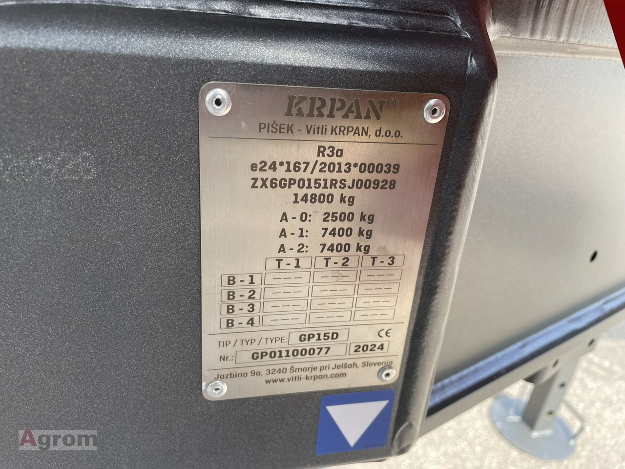 Nieuw Uitrijwagen Krpan GP 15 D + Kran 7,4 K: afbeelding 12