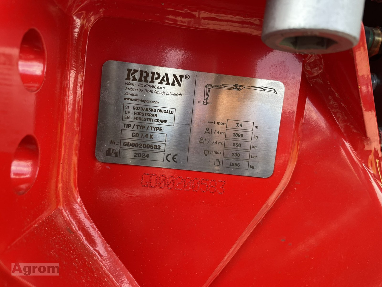 Nieuw Uitrijwagen Krpan GP 15 D + Kran 7,4 K: afbeelding 14