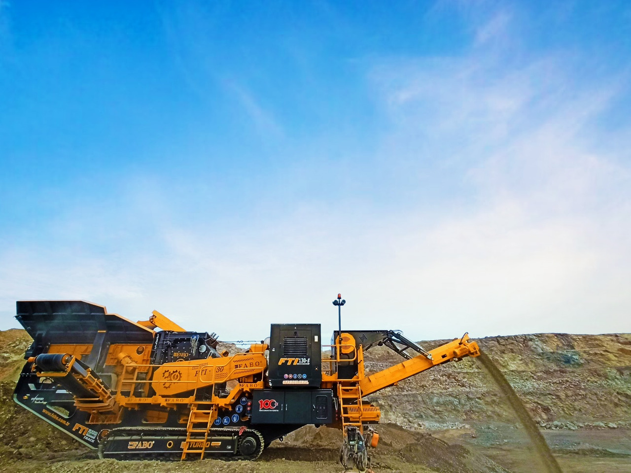 FABO Mobile crusher - Mobiele breker: afbeelding 4 FABO Mobile crusher - Mobiele breker: afbeelding 4