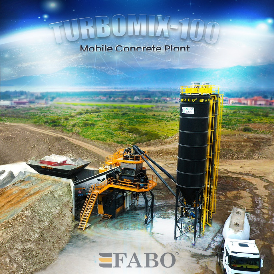 FABO mobile concrete batching plant - Betoncentrale: afbeelding 1 FABO mobile concrete batching plant - Betoncentrale: afbeelding 1