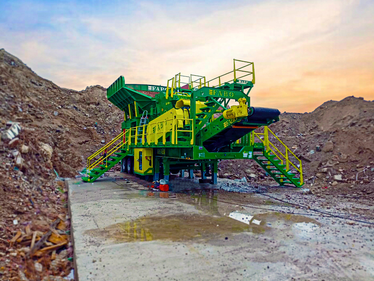 FABO mobile impact crusher - Slagbreker: afbeelding 4 FABO mobile impact crusher - Slagbreker: afbeelding 4