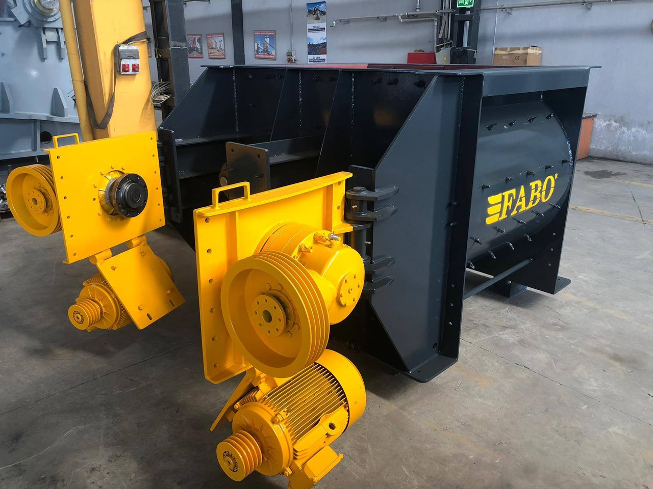 FABO twin shaft mixer - Betonmolen: afbeelding 5 FABO twin shaft mixer - Betonmolen: afbeelding 5
