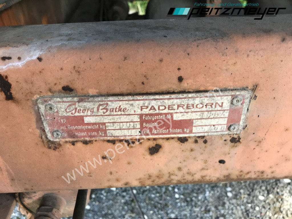 Tank aanhanger BATHE TANDEMANHÄNGER Bitum / Teerkocher 3,5 m³: afbeelding 7 Tank aanhanger BATHE TANDEMANHÄNGER Bitum / Teerkocher 3,5 m³: afbeelding 7