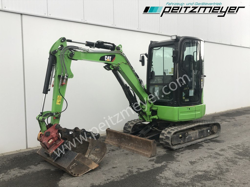 CAT MINIBAGGER 303 E CR PowerTilt 3 Löffel - Minigraafmachine: afbeelding 1 CAT MINIBAGGER 303 E CR PowerTilt 3 Löffel - Minigraafmachine: afbeelding 1