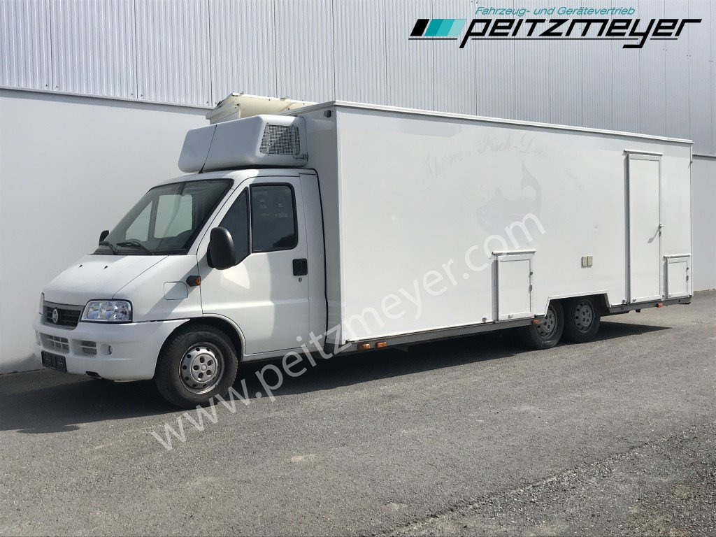 IVECO FIAT (I) Ducato Verkaufswagen 6,5 m - Motor neu vor 21 TKM + Kühltheke, Fritteuse - Zelfrijdende verkoopwagen: afbeelding 1 IVECO FIAT (I) Ducato Verkaufswagen 6,5 m - Motor neu vor 21 TKM + Kühltheke, Fritteuse - Zelfrijdende verkoopwagen: afbeelding 1