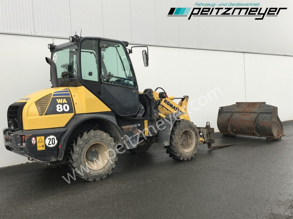 Komatsu RADLADER WA 80-6 Palettengabel und Standardschaufel - Wiellader: afbeelding 3 Komatsu RADLADER WA 80-6 Palettengabel und Standardschaufel - Wiellader: afbeelding 3