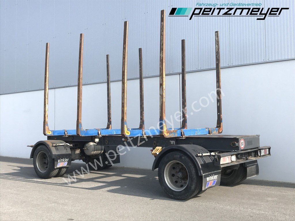 Krämer Kurzholzanhänger 20 t. Holzanhänger 4 Paar Exte Stahlrungen, Alcoa Alufelgen - Hout aanhanger: afbeelding 2 Krämer Kurzholzanhänger 20 t. Holzanhänger 4 Paar Exte Stahlrungen, Alcoa Alufelgen - Hout aanhanger: afbeelding 2