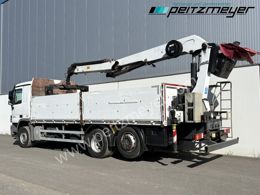 MERCEDES-BENZ Actros 2536 LL Pritsche HMF Heckkran m. Zange Baustoff - Vrachtwagen met open laadbak, Kraanwagen: afbeelding 3 MERCEDES-BENZ Actros 2536 LL Pritsche HMF Heckkran m. Zange Baustoff - Vrachtwagen met open laadbak, Kraanwagen: afbeelding 3