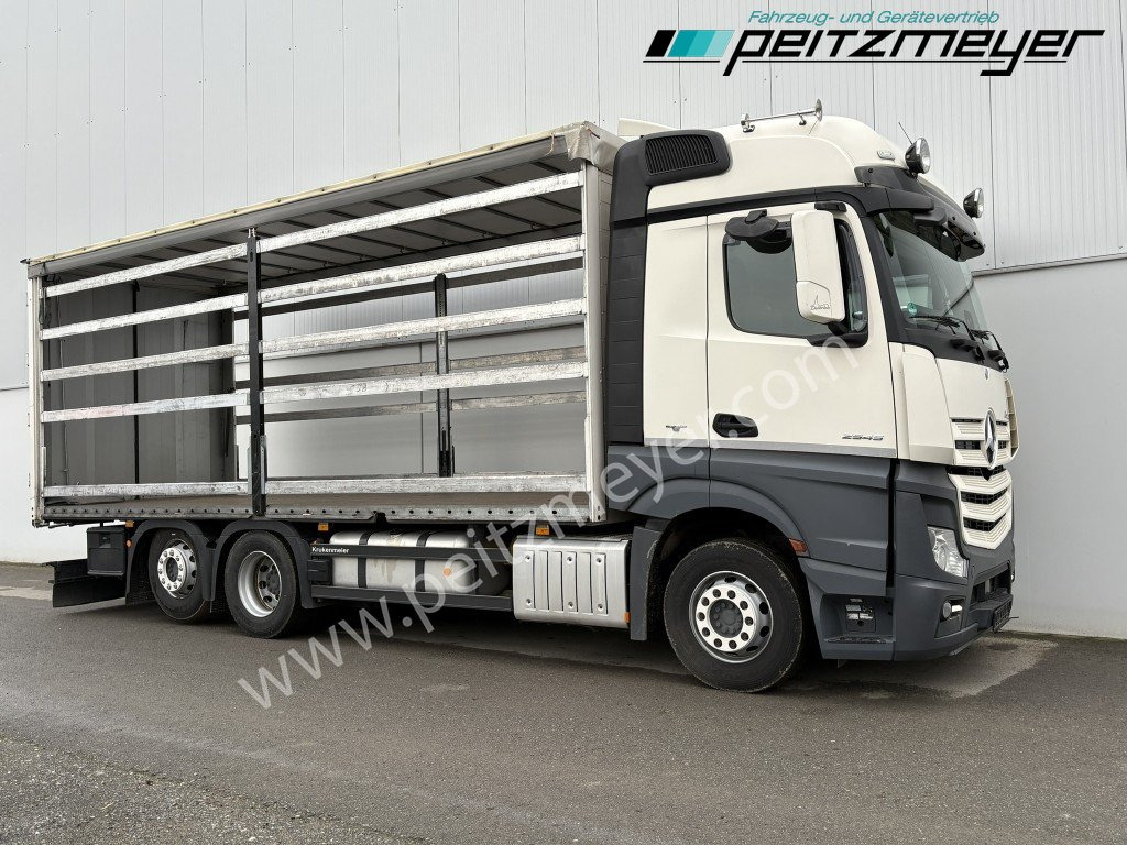MERCEDES-BENZ Actros 2545 LL Pritsche, Klima, Standklima, PPC, EU 6 MP 4 - Edscha - Schuifzeilen vrachtwagen: afbeelding 2 MERCEDES-BENZ Actros 2545 LL Pritsche, Klima, Standklima, PPC, EU 6 MP 4 - Edscha - Schuifzeilen vrachtwagen: afbeelding 2
