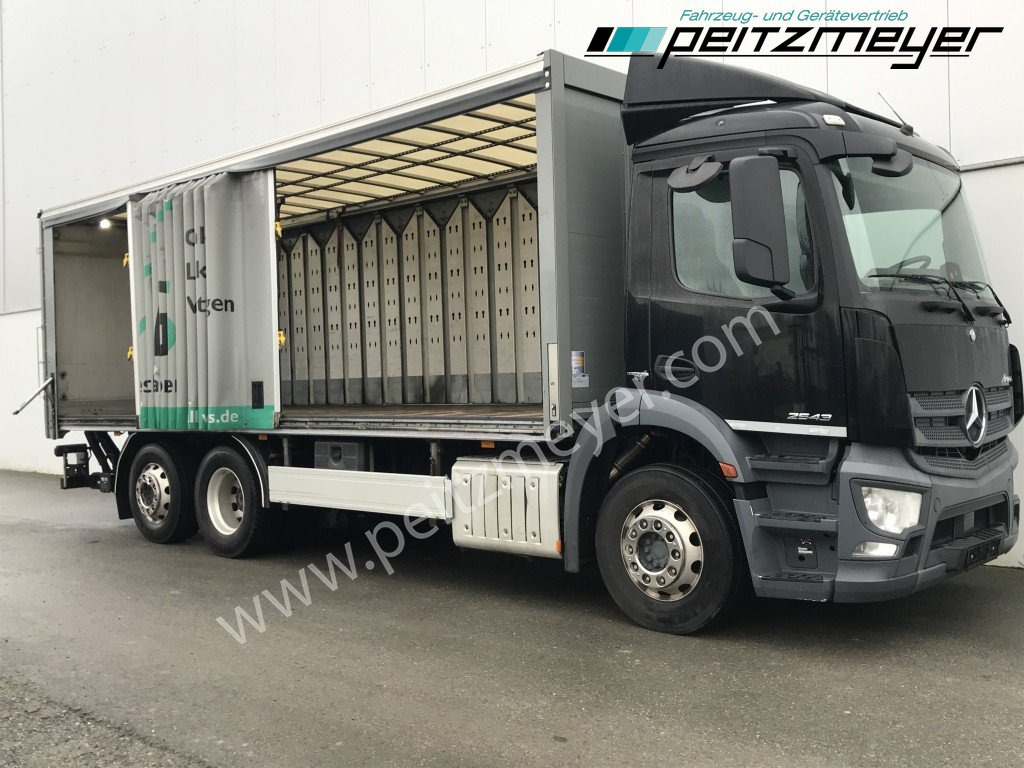 MERCEDES-BENZ Antos 2543 LL Getränke Schiebeplane Retarder, 2 x AHK, LBW 2 t., Lenkachse - Drankenwagen vrachtwagen: afbeelding 2 MERCEDES-BENZ Antos 2543 LL Getränke Schiebeplane Retarder, 2 x AHK, LBW 2 t., Lenkachse - Drankenwagen vrachtwagen: afbeelding 2