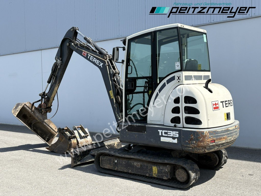 TEREX MINIBAGGER TC 35 mit hydr. Schwenklöffel 1.300 mm - Minigraafmachine: afbeelding 4 TEREX MINIBAGGER TC 35 mit hydr. Schwenklöffel 1.300 mm - Minigraafmachine: afbeelding 4