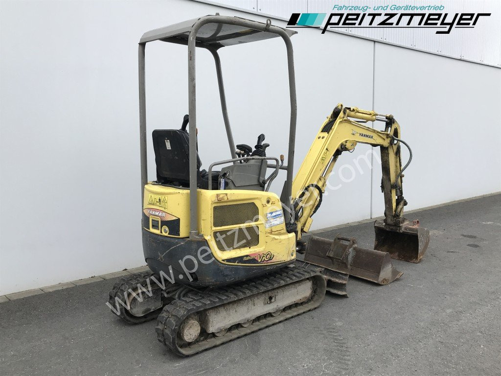 YANMAR MINIBAGGER Vio 17 verstellbares Fahrwerk Schnellwechsler mit 60 er und 100 Löffel - Minigraafmachine: afbeelding 3 YANMAR MINIBAGGER Vio 17 verstellbares Fahrwerk Schnellwechsler mit 60 er und 100 Löffel - Minigraafmachine: afbeelding 3
