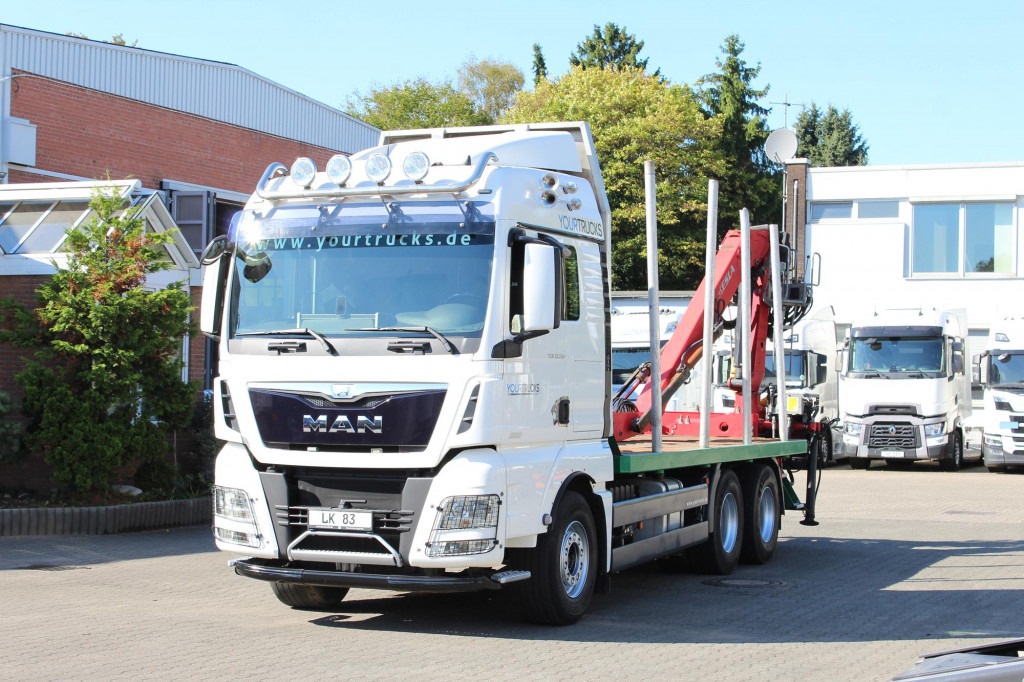 MAN TGX 33.560 D38Motor 6x4 Intarder KESLA-Holzkran - Houttransport, Kraanwagen: afbeelding 1 MAN TGX 33.560 D38Motor 6x4 Intarder KESLA-Holzkran - Houttransport, Kraanwagen: afbeelding 1