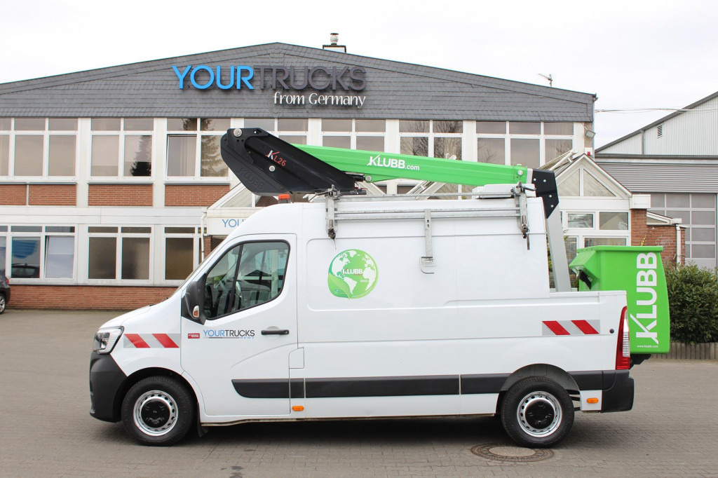 Vrachtwagen hoogwerker Renault Master 145 E6  Klubb KL-26  12m  Kamera Klima AHK: afbeelding 14