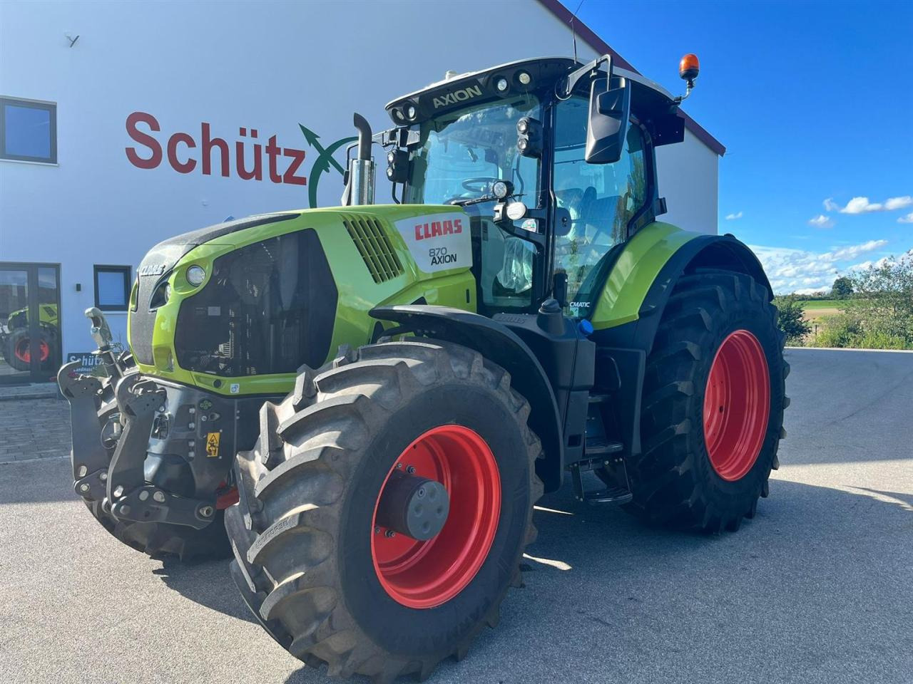 CLAAS Axion 870 CMATIC, Cebis Touch, S10-GPS, TOP - Tractor: afbeelding 1 CLAAS Axion 870 CMATIC, Cebis Touch, S10-GPS, TOP - Tractor: afbeelding 1