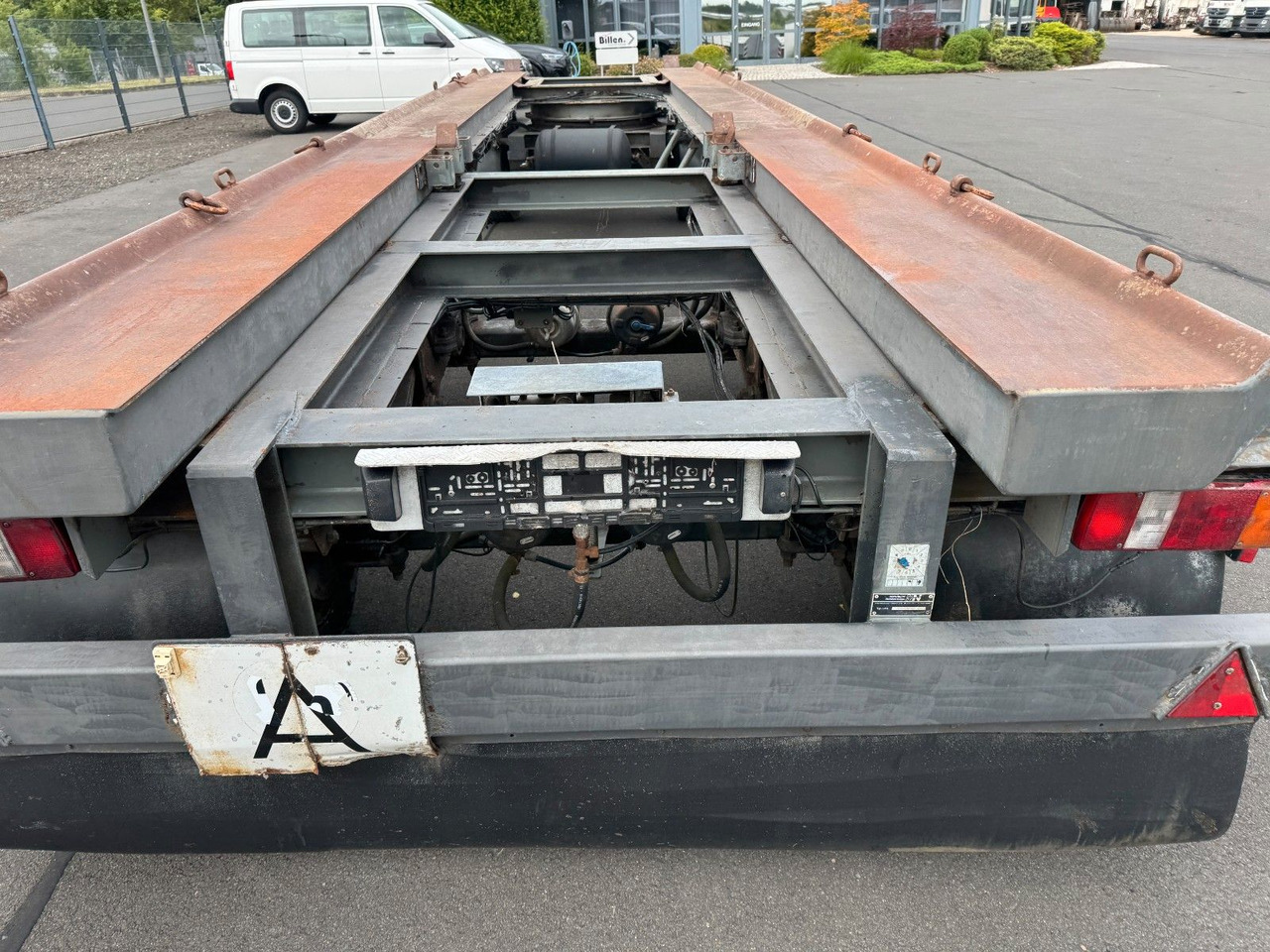 Haakarm/ Portaalarm aanhanger Hüffermann HMA 24.24 3- Achs- Blattfederung: afbeelding 9 Haakarm/ Portaalarm aanhanger Hüffermann HMA 24.24 3- Achs- Blattfederung: afbeelding 9