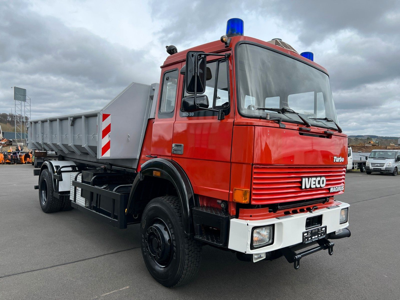 Haakarmsysteem vrachtwagen Iveco Magirus Turbo 160-30 AH - Oldtimer- V 8 - Motor Iveco Magirus Turbo 160-30 AH - Oldtimer- V 8 - Motor: afbeelding 11