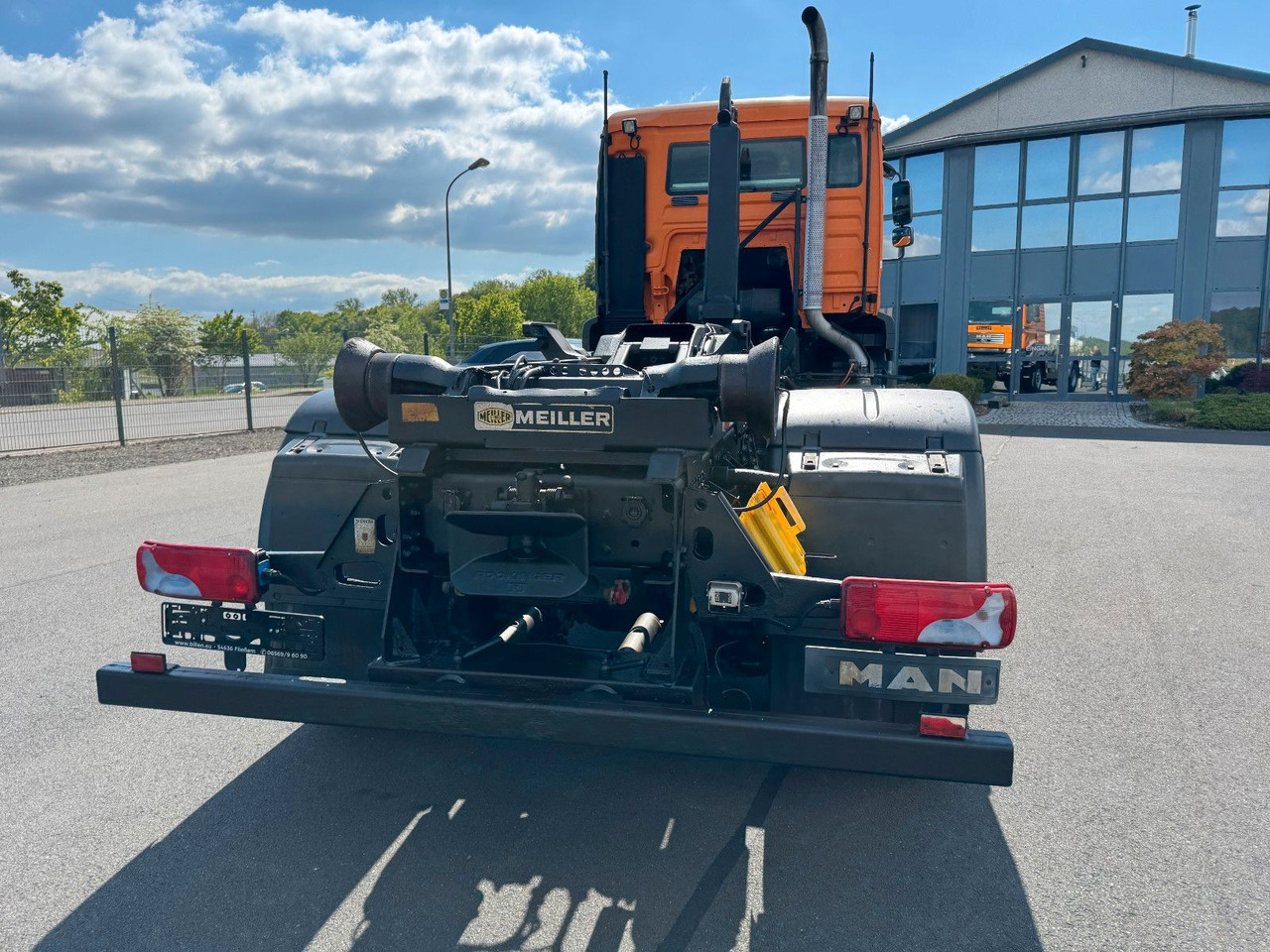 Haakarmsysteem vrachtwagen MAN TGA 18.350 4x4 Meiler Abroller RK 14.45 Winterd.: afbeelding 12