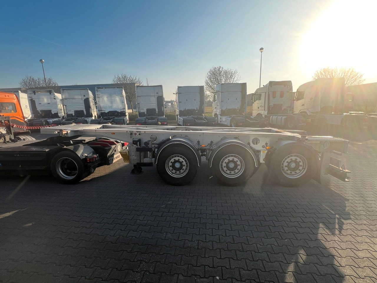 Containertransporter/ Wissellaadbak oplegger Web Trailer COS-24 AFR, 20ft Chassis Web Trailer COS-24 AFR, 20ft Chassis: afbeelding 6