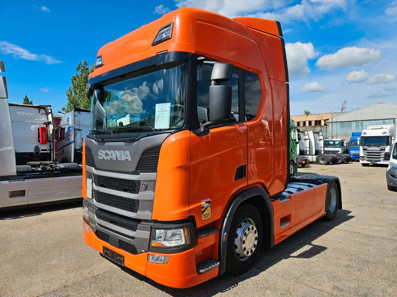 Scania R450 PTO, Standklima, Navi, New Smart2 tachograp - Trekker: afbeelding 1 Scania R450 PTO, Standklima, Navi, New Smart2 tachograp - Trekker: afbeelding 1