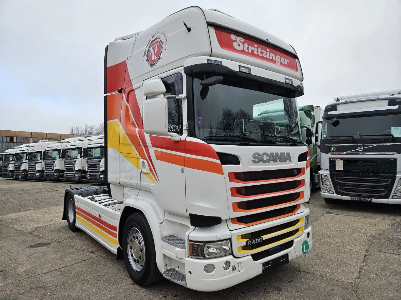 Scania R490 TopLine, Full Spoiler, New G2V2 Tachograph - Trekker: afbeelding 2 Scania R490 TopLine, Full Spoiler, New G2V2 Tachograph - Trekker: afbeelding 2
