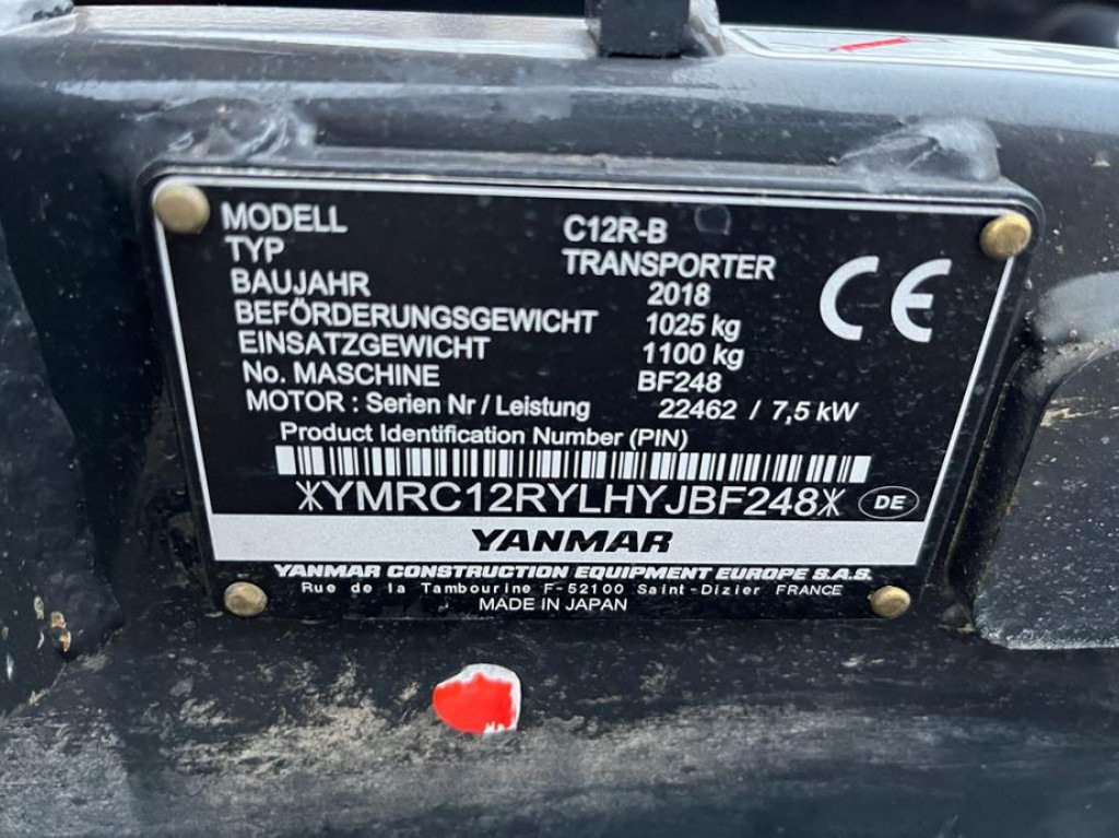 YANMAR Kettendumper C 12 R Baumaschine Kettendumper - Bouwmachine: afbeelding 3 YANMAR Kettendumper C 12 R Baumaschine Kettendumper - Bouwmachine: afbeelding 3