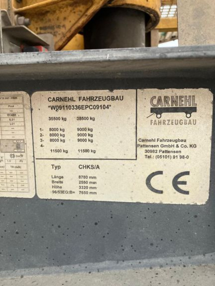 CARNEHL Kippauflieger CHKS A Kippauflieger - Kipper oplegger: afbeelding 4 CARNEHL Kippauflieger CHKS A Kippauflieger - Kipper oplegger: afbeelding 4
