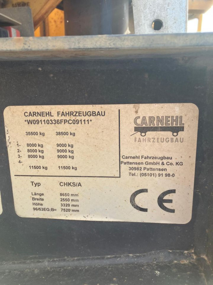 CARNEHL Kippauflieger CHKS A Kippauflieger - Kipper oplegger: afbeelding 5 CARNEHL Kippauflieger CHKS A Kippauflieger - Kipper oplegger: afbeelding 5
