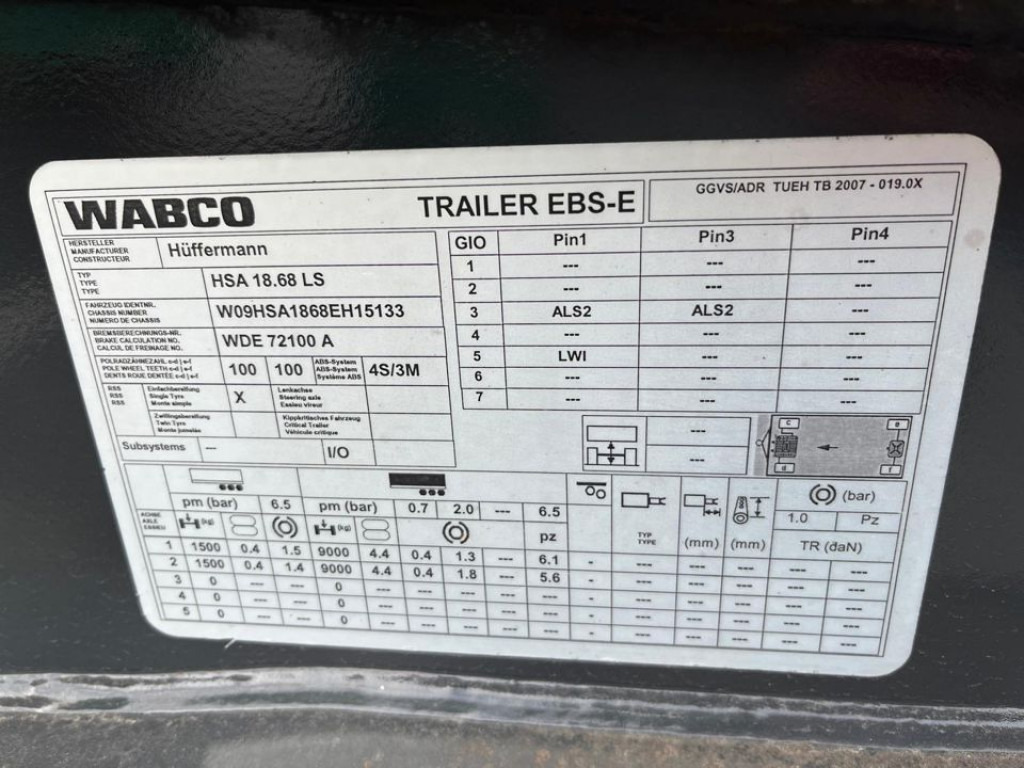 Haakarm/ Portaalarm aanhanger HUEFFERMANN 2-achs Abrollanhänger Containeranhänger HSA 18.70: afbeelding 7 Haakarm/ Portaalarm aanhanger HUEFFERMANN 2-achs Abrollanhänger Containeranhänger HSA 18.70: afbeelding 7