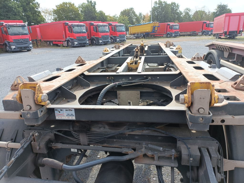 Containertransporter/ Wissellaadbak aanhangwagen HUEFFERMANN Anhänger für Absetzmulden HMA 18.76 LS Containeranhänger: afbeelding 9