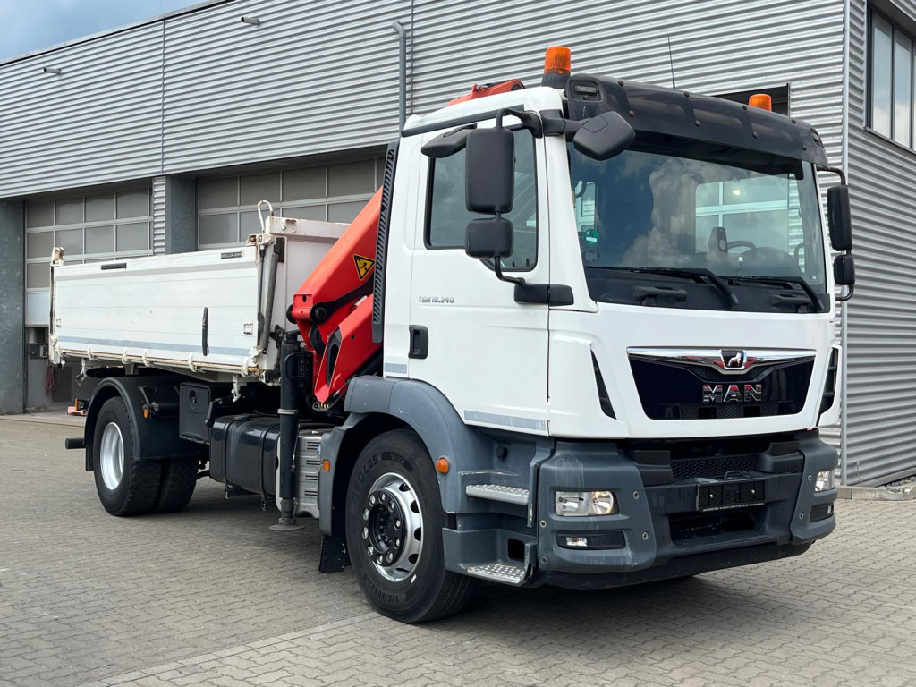 MAN MAN TG-M 2-Achs Kipper Kran 18.340 4x2 Palf. PK 13001 KA - Kipper vrachtwagen, Kraanwagen: afbeelding 2 MAN MAN TG-M 2-Achs Kipper Kran 18.340 4x2 Palf. PK 13001 KA - Kipper vrachtwagen, Kraanwagen: afbeelding 2