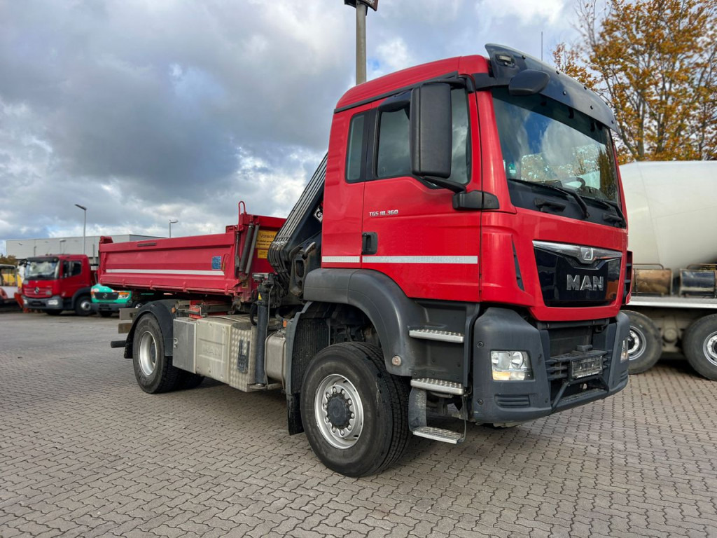 MAN TG-S 2-Achs Allradkipper Kran 18.360 4x4 BL Funk - Kipper vrachtwagen, Kraanwagen: afbeelding 2 MAN TG-S 2-Achs Allradkipper Kran 18.360 4x4 BL Funk - Kipper vrachtwagen, Kraanwagen: afbeelding 2