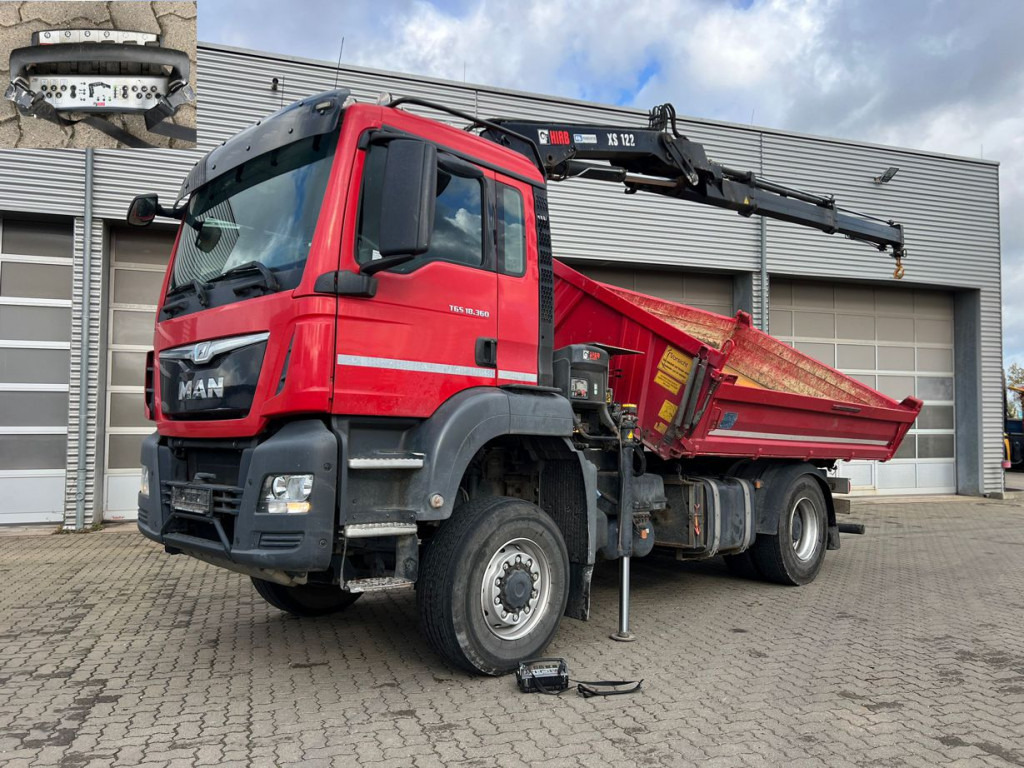 MAN TG-S 2-Achs Allradkipper Kran 18.360 4x4 BL Funk - Kipper vrachtwagen, Kraanwagen: afbeelding 1 MAN TG-S 2-Achs Allradkipper Kran 18.360 4x4 BL Funk - Kipper vrachtwagen, Kraanwagen: afbeelding 1