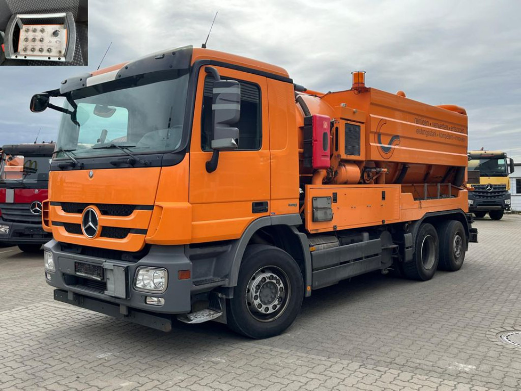 MERCEDES-BENZ Actros 2546 L 6x2 Saug + Spülwagen super Zustand ADR - Vacuümwagen: afbeelding 1 MERCEDES-BENZ Actros 2546 L 6x2 Saug + Spülwagen super Zustand ADR - Vacuümwagen: afbeelding 1
