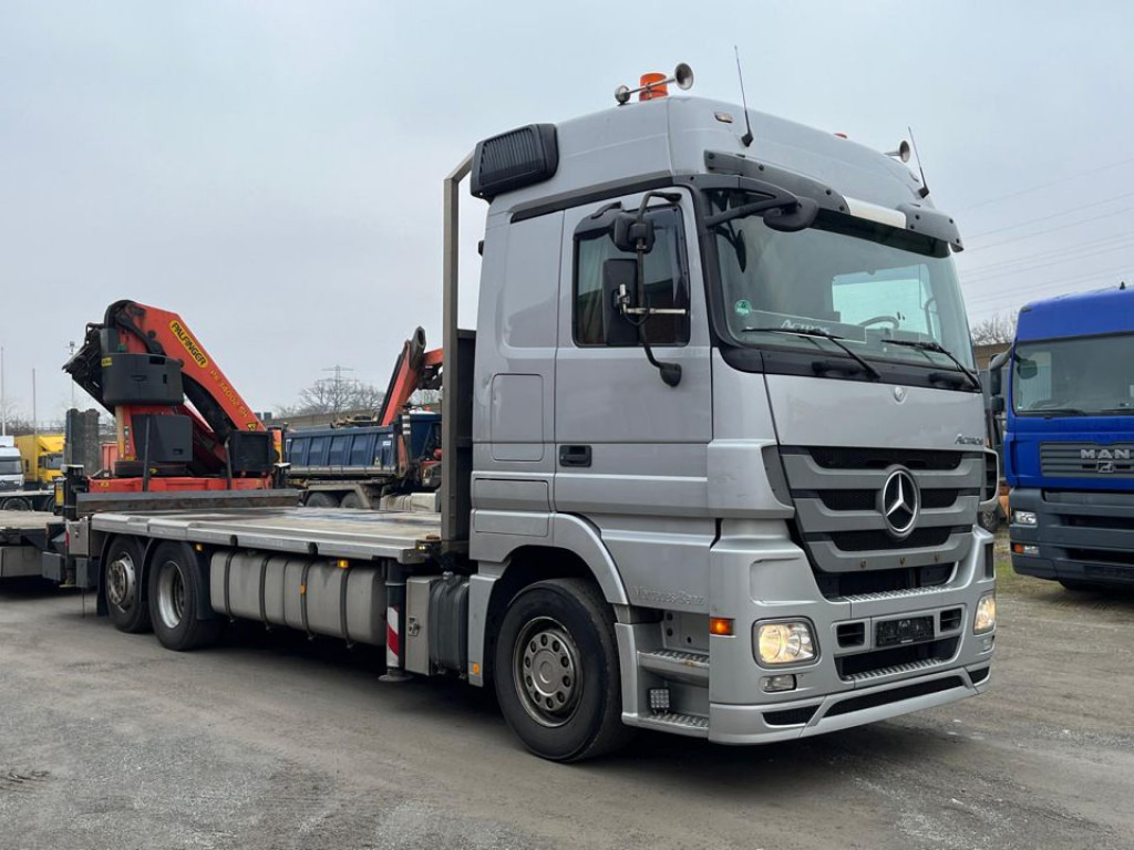 MERCEDES-BENZ Mercedes-Benz Actros Pritsche Heckkran 2541 Palfinger PK 34002 - Vrachtwagen met open laadbak, Kraanwagen: afbeelding 2 MERCEDES-BENZ Mercedes-Benz Actros Pritsche Heckkran 2541 Palfinger PK 34002 - Vrachtwagen met open laadbak, Kraanwagen: afbeelding 2