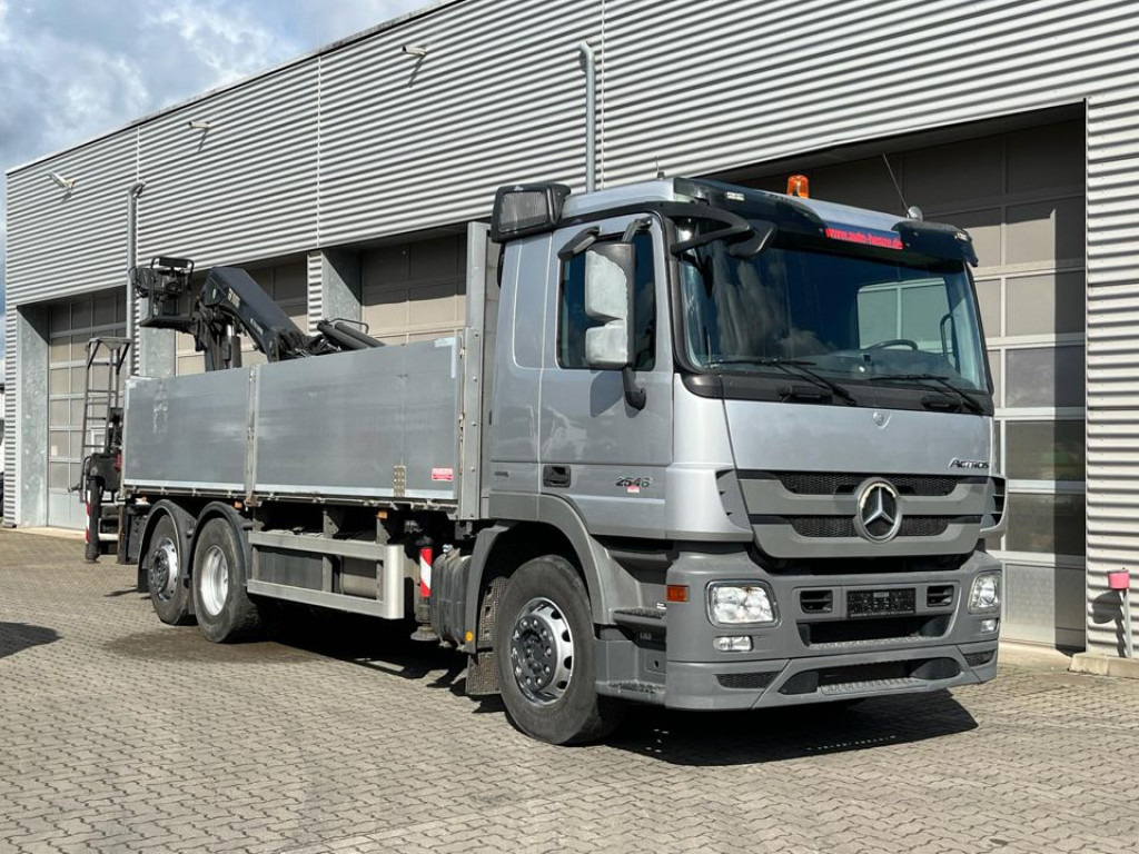 MERCEDES-BENZ Mercedes-Benz Actros Pritsche Heckkran 2546 L 6x2 Hiab 288 6xhyd - Vrachtwagen met open laadbak, Kraanwagen: afbeelding 2 MERCEDES-BENZ Mercedes-Benz Actros Pritsche Heckkran 2546 L 6x2 Hiab 288 6xhyd - Vrachtwagen met open laadbak, Kraanwagen: afbeelding 2