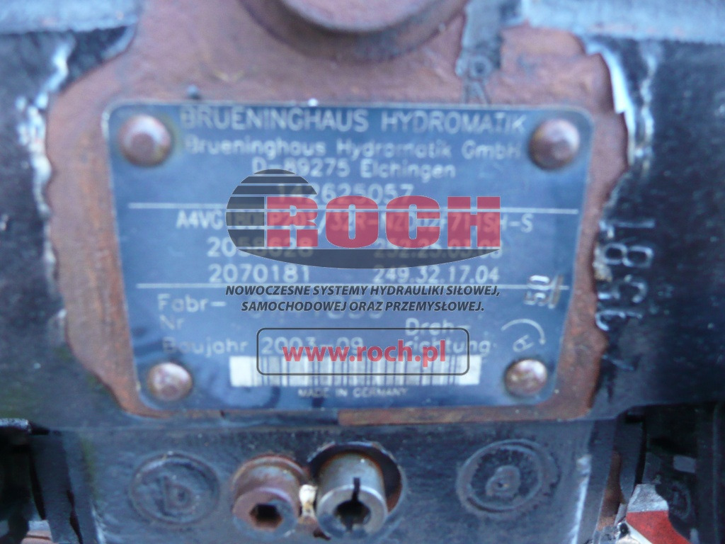 BRUENINGHAUS HYDROMATIK A4VG180EP2D1/32R-NZD02F711SH-S 2058628 252.25.03.08 2070181 249.32.17.04 - Hydraulische pomp: afbeelding 2 BRUENINGHAUS HYDROMATIK A4VG180EP2D1/32R-NZD02F711SH-S 2058628 252.25.03.08 2070181 249.32.17.04 - Hydraulische pomp: afbeelding 2